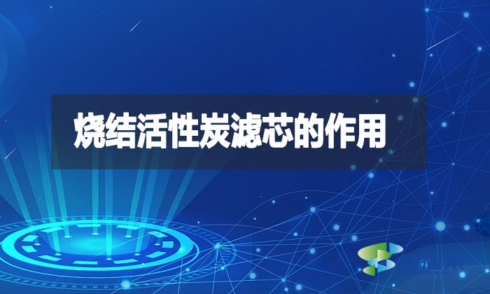 燒結活性炭濾芯的作用是什么？